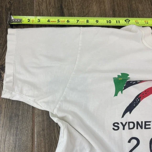 VTG 90s Sydney 2000 Olympics T Shirt Mens M Single Stitch Graphic Made‎ in USA - Picture 10 of 10